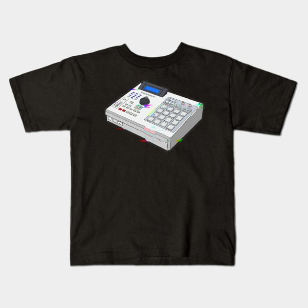 Glitched Classic Sampler Kids T-Shirt by TheGlitchSwitch